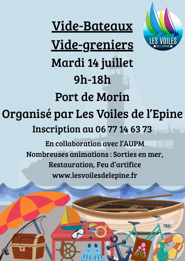 Vide-bateaux des voiles de l'Epine